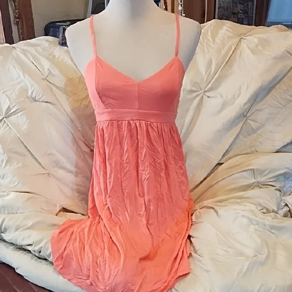 LOFT Vibrant Coral Dress - Picture 1 of 4